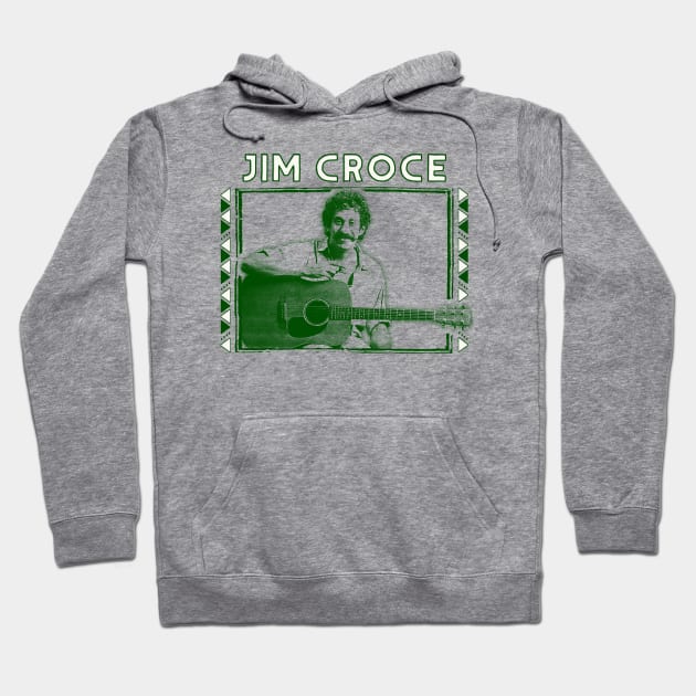 Jim Croce // Retro Fan Artwork Design Hoodie by DankFutura